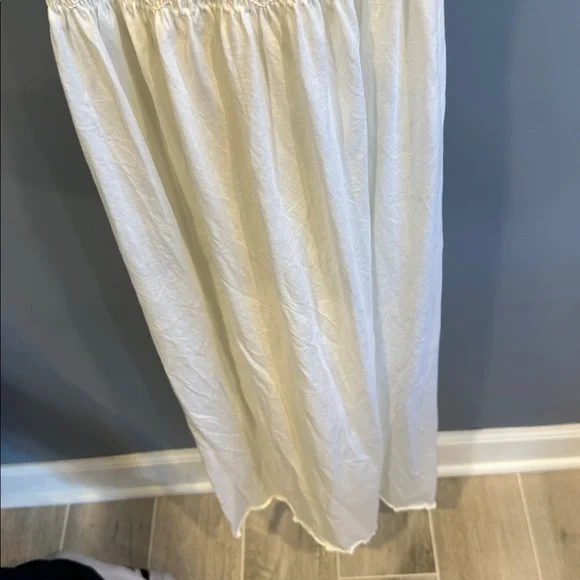 Schweitzer Linen Nightwear Collection White Vintage Style Nightgown Bridgerton L - Picture 5 of 6